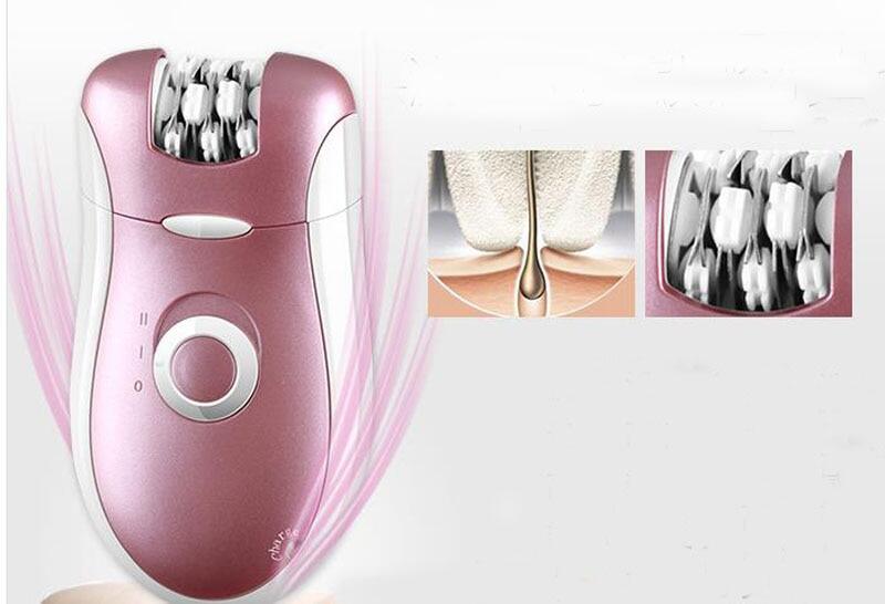 Imported Kemei KM-2068 Women Professional Rechargeable Epilator and Shaver