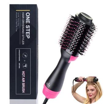Imported One Step 3 in 1 Hair Dryer and Volumizer Original - Hair Dryer and Volumizer Machine - One Step Hair Dryer and Styler Machine - One Hair Straighter and Dryer - One Step Hair Brush and Blow Dryer