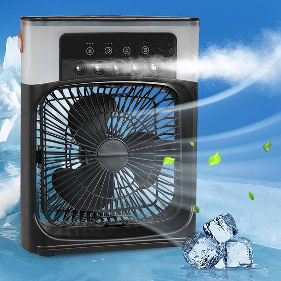 Imported Mini Air Cooler and Conditioner Fan - Mini Mist Fan - Portable Air Cooler and Conditioner
