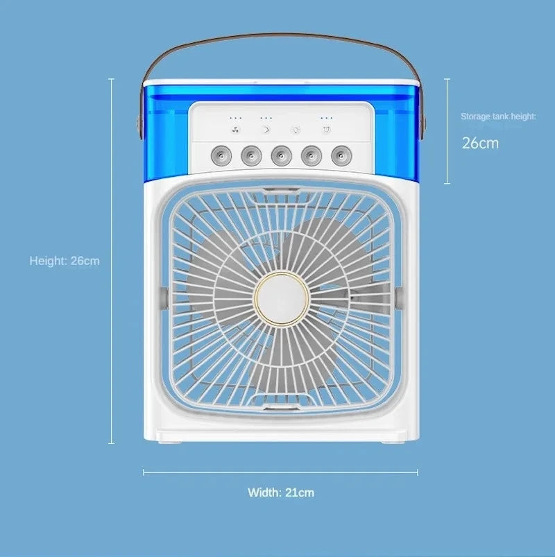 Imported Mini Air Cooler and Conditioner Fan - Mini Mist Fan - Portable Air Cooler and Conditioner
